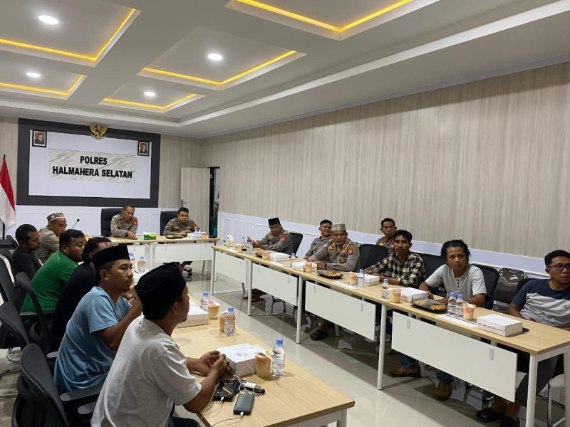 Polres dan Insan Pers Halmahera Selatan Gelar Buka Puasa Bersama