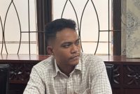 Azis Jainal saat hadiri rapat dengan PT. PLN (Persero) Saketa