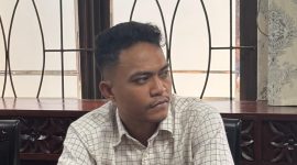 Azis Jainal saat hadiri rapat dengan PT. PLN (Persero) Saketa