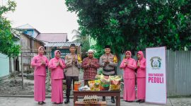 Berbagi bersama ramadhan Kapolsek dan Wakapolres