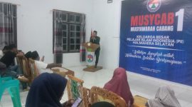 KB PII Tarjo Hasan saat sambutan Muscab Ke I (Foto/Ongen