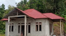 Kondisi Kantor Desa Loid Kecamatan Bacan Barat Utara Halmahera Selatan (Foto/DM) 