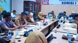 RDP Komisi I DPRD oleh Dinkes, RSUD dan Kemenag Labuha (Foto/Nalarsatu) 
