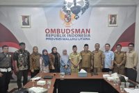Ombudsman RI Malut menerima Kunjungan dari BO Setda Malut, DKP Malut, BP3D Wilayah III dan Wilayah IV Tidore (Foto/Ombudsman) 