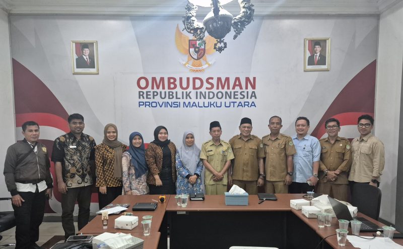 Ombudsman RI Malut menerima Kunjungan dari BO Setda Malut, DKP Malut, BP3D Wilayah III dan Wilayah IV Tidore (Foto/Ombudsman) 
