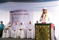 Dr. Kasman Hi. Ahmad Saat Walimatul Safar di Kediaman Ibu Ermawati Harian Malifut Halut (Foto/SF) 