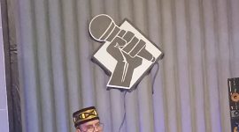 Anggota DPD RI Sultan Hidayat M. Syah saat menanggapi penyampaian aspirasi dari Masyarakat Halmahera selatan RUU Masyarakat Adat di Mandaong Bacan Selatan Halmahera Selatan (Foto/Nalarsatu.com) 