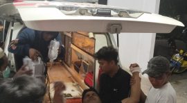 Korban Marcelino Rujukan ke RSUD Labuha  (Foto/Nalarsatu.com) 