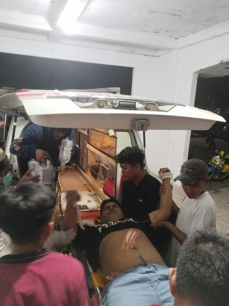 Korban Marcelino Rujukan ke RSUD Labuha  (Foto/Nalarsatu.com) 