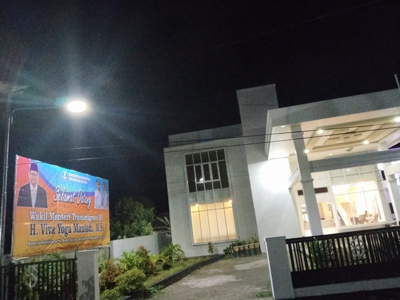 Kunjungan Wakil Menteri  Transmigrasi RI Hotel OBAMA Halmahera Selatan (Foto/Nalarsatu.com) 