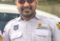 Ketua Panitia Pelantikan APDESI Halsel 2025 - 2030 Badar Abas (Foto/Nalarsatu.com) 