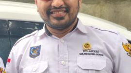 Ketua Panitia Pelantikan APDESI Halsel 2025 - 2030 Badar Abas (Foto/Nalarsatu.com) 