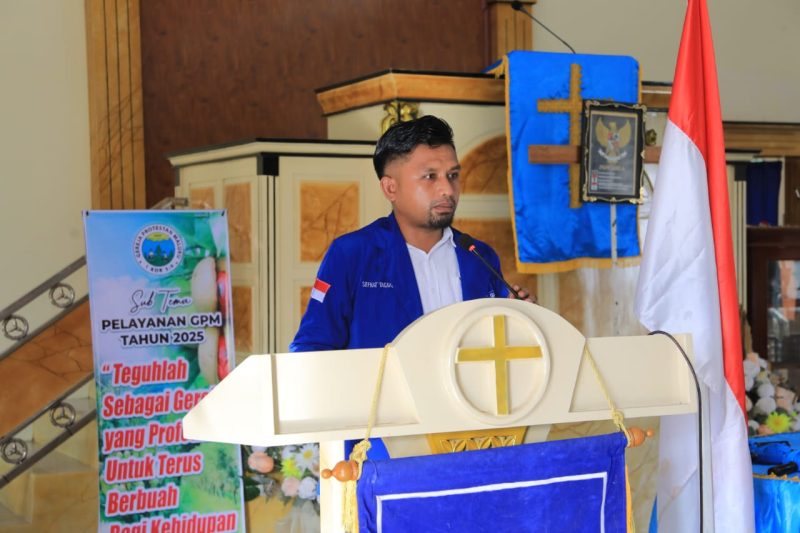 Sekretaris DPC GAMKI Halsel, Sefnat Tagaku (Foto/ST)