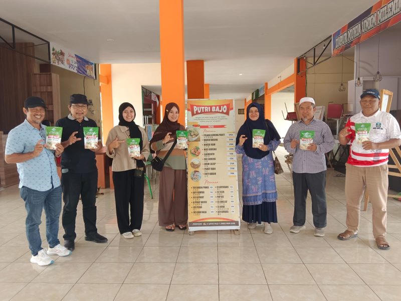 Kunjungan BAPPEDA Halsel & ITB di Stand Owner Putry Bajo UMKM (Foto/Putry Bajo)