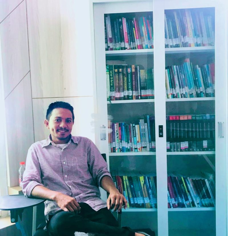 Dewan Pimpinan Cabang Gerakan Pemuda Marhaenis Halmahera Selatan Harmain Rusli (Foto/Nalarsatu)