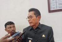 Wakil Bupati Halmahera Selatan Helmi Umar Muchin Saat hadiri Paripurna (Foto/Nalarsatu.com)