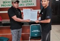 Ketua BARAH Adi Hi Adam di Biro Umum Sekertariat Daerah Provinsi Maluku Utara