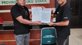 Ketua BARAH Adi Hi Adam di Biro Umum Sekertariat Daerah Provinsi Maluku Utara