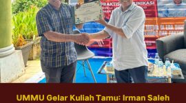 Kegiatan di Hadiri Tokoh Media Sekaligus Alumni Komunikasi UMMU.