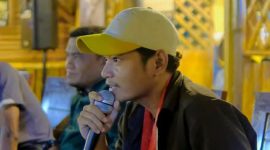 Aktivis GMNI Halmahera Barat, Christian Loudrik, Kegiatan Dialog Pemuda Sebagai Moderator  (Foto/PL)