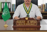 Ketua PW SEMMI Maluku Utara, Sarjan H. Rivai (Foto/SR)