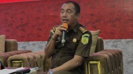 Kepala Seksi Penerangan Hukum (Kasi Penkum) Kejati Maluku Utara, Richad Sinaga (Foto/Amir)