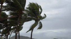 Hujan di Sertai Angin Kencang di Kabupaten Halmahera Selatan (Foto/Azu)