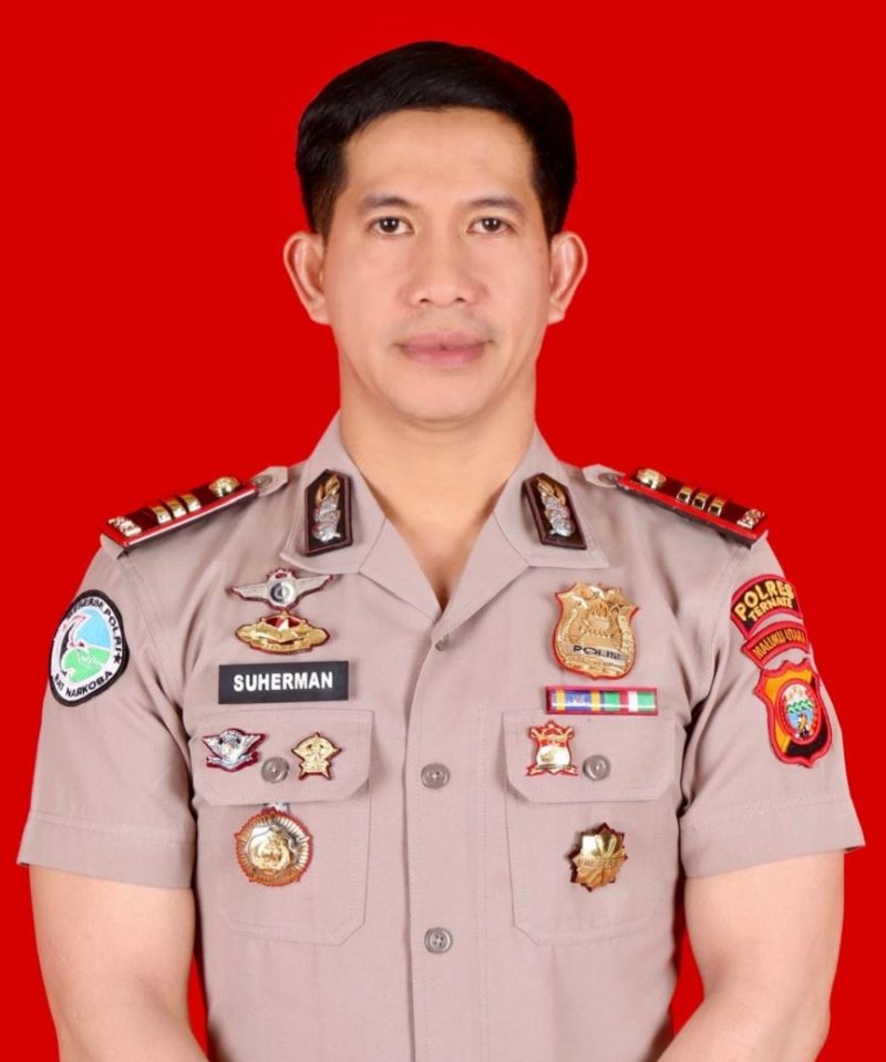 AKP SUHERMAN,S.SOS.,MH ( kasat narkoba Polres ternate (Foto/istimewa)