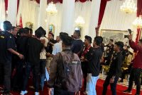 DPD GPM Maluku Utara bersama seluruh DPC se-Maluku Utara menyatakan penolakan terhadap hasil Kongres XI GPM di Bali. Sikap tersebut diambil setelah sejumlah peserta melakukan walk out dan mempertanyakan keabsahan proses kongres serta pemilihan Ketua Umum yang dinilai tidak sesuai dengan ketentuan AD/ART organisasi. (Foto: Istimewa)