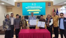 DePA-RI dan Universitas Nahdlatul Ulama Indonesia (UNUSIA) resmi menandatangani Nota Kesepahaman (MoU) penyelenggaraan Pendidikan Khusus Profesi Advokat (PKPA) di Aula Jacob Oetama, Kampus UNUSIA, Jakarta, Jumat (24/7/2026), sebagai langkah memperkuat kualitas pendidikan dan profesi advokat di Indonesia (Foto/Megy).