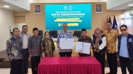 DePA-RI dan Universitas Nahdlatul Ulama Indonesia (UNUSIA) resmi menandatangani Nota Kesepahaman (MoU) penyelenggaraan Pendidikan Khusus Profesi Advokat (PKPA) di Aula Jacob Oetama, Kampus UNUSIA, Jakarta, Jumat (24/7/2026), sebagai langkah memperkuat kualitas pendidikan dan profesi advokat di Indonesia (Foto/Megy).