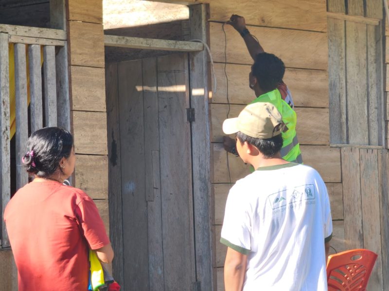 Pemasangan Listrik (Foto/KTS)